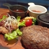 【炭火焼きハンバーグ】【ランチ】『炭火焼きハンバーグと常陸牛の牛すじ煮込み』【お弁当】