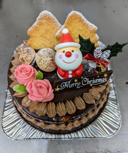 バタークリームチョコ5号「クリスマスケーキ」