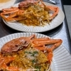 紅ズワイガニのトマトクリームパスタ