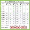 施術予約受付表（12/4～12/10）【葵区　整体　腰痛】