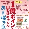 12/20（水）まで　あま咲きコイン1億ポイント山わけキャンペーン