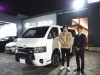 「新車ハイエースご納車させて頂きました☺️‼️」