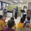 フルートアンサンブルで慰問演奏