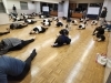 昨年の合同レッスンでは帰省した先輩も来てくれました「今年のレッスンもあと2回」