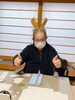 利用者さんのお茶目な一面　/小樽就労支援「クリスマスの飾り付けで賑やかな雰囲気　/小樽就労支援継続B型　らしくワーク事業所」