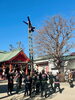 「2024新春「梯子乗り（はしごのり）」 氷川神社→高木神社→柴又帝釈天→立石仲見世＆アーケード→葛飾区役所◆2024年（令和6年）1月5日（金）『葛飾鳶伝統文化保存会＝葛鳶会（かっとびかい）』さん♪」
