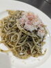 初摘み海苔とズワイガニのペペロンチーノ「本年もスタートから貴重食材!佐賀県『初摘み海苔』のペペロンチーノ」