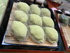 春の訪れ「うぐいす餅」「うぐいす餅はじめてます!」