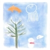 「冬のパステルイラスト✨」