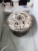 縦型洗濯機　脱水槽清掃前「冬の水まわり超特キャンペーン！　おそうじ本舗　米沢店」