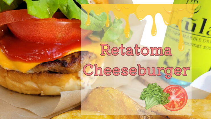 レタトマチーズバーガーセット+別づけドリンク🍔「🧀濃厚チーズ🧀」