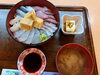 具沢山の海鮮丼　　1800円「当店自慢の海鮮丼　1800円」