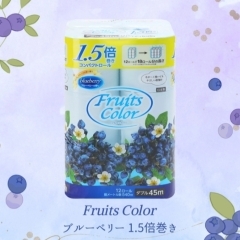 【新商品】フルーツカラーブルーベリー1.5倍巻きロール販売します！🫐🧻