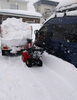 除雪機で積み込み「降りましたねぇ～」