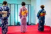 「TUZUMI問屋町レンタル着物　着付け教室も開催しています。生徒さんが増えています。」