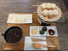 cafe新メニュー^o^「焼き団子ぜんざいセット明日からご提供開始致します。」