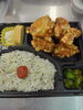 からあげ弁当「からあげ増量！ご飯大盛り！甲賀市からあげ金と銀」