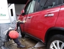 お車の下部も洗います！
