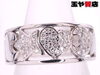 「ポンテヴェキオ 美品 ダイヤ0.17ct 三日月 ハート 星 デザイン リング 12号 750 K18WG ホワイトゴールド販売中！ 玉や質店 千葉 市川市 本八幡」