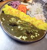 チキンとほうれん草のスパイスカレー「スパイスカレー(チキンとほうれん草)【千葉駅北口から3分 ランチでスパイスカレーが楽しめるカフェ】」