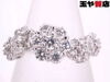 「ポンテヴェキオ 美品 ダイヤ 0.80ct フラワー多数 デザイン リング 15号 K18WG ホワイトゴールド 販売中！ 玉や質店 千葉 市川市 本八幡」