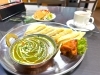 「チーズナンランチのほうれんそうジャガイモカレー🍛越前市カレー屋プルニマ【Curry Restaurant PURNIMA】」