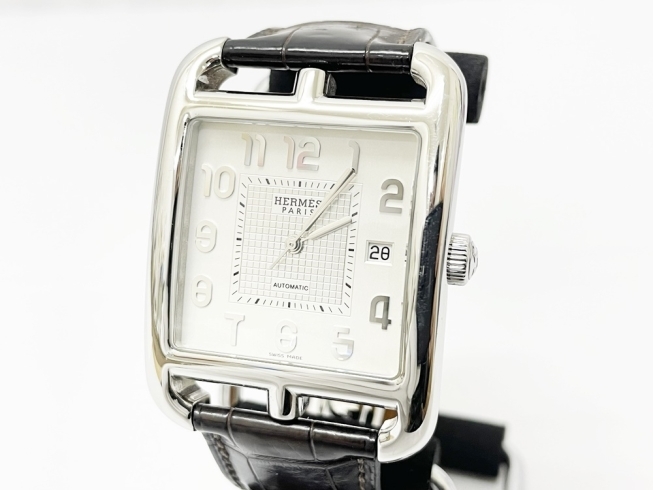 「エルメス・ケープコッドメンズ腕時計高価買取しました！ブランド時計常時買取強化中です！」