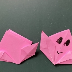 Let's make EE origami! ⑤peach