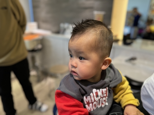 「First hair cut  親子3代ご来店」