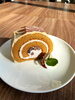 黒蜜きなこのロールケーキ「期間限定メニュー『黒蜜きなこのロールケーキ』」