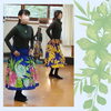 ステップ練習も毎回しっかり頑張っています！「那珂川市　フラダンス教室　レイマカナアロハ　体力作りに！　楽しい仲間づくりに！」