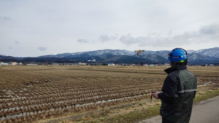 「NTT e-Drone 農薬散布用ドローン講習の様子【2024新春キャンペーンお申込受付中】」