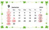 定休日のご案内「定休日のご案内」