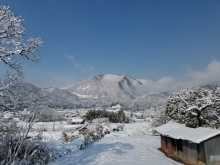 この冬最後の雪景色かも