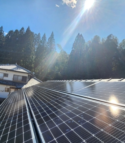 太陽光発電設置後「株式会社MSM～本日の作業内容～太陽光発電&オール電化セット工事」