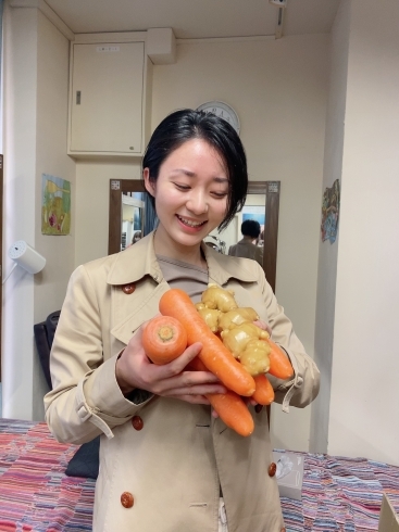 お米ぱんリベラの女将さん「規格外野菜」
