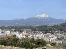 快晴、城山に登って大山を眺めました😀