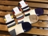 rasox ラソックス マルチボーダー クルー「マルチカラーのボーダー柄！ ラソックスのニューモデル。」