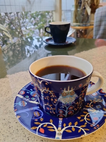 亜細亜(アジア）ブレンド￥480「岡山大学病院の東側すぐ。自家焙煎珈琲が飲めるカフェ　BeninoCOFFEE（ベニーノコーヒー）の亜細亜（アジア）ブレンドコーヒー」