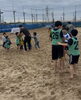 幼児から小学6年生までじゃんけん列車の様子「4月4日(木)　オールサムズでのビーチ　イベントのご報告」