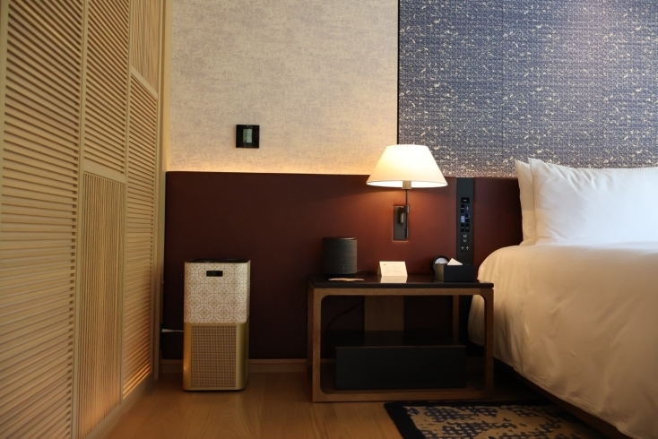 ろく京都様のお部屋の京風「京都のホテルや旅館にも続々設置されています✨」