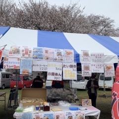 コニカミノルタ様桜まつり出店しました❗️