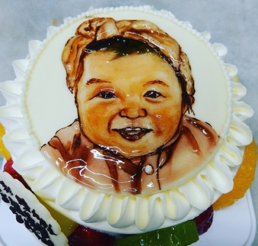 孫の可愛さは、世界一「プレート書きケーキの紹介！！　写真をご持参ください！　【京阪牧野駅から徒歩4分】」