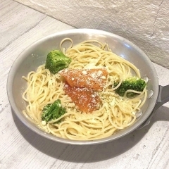 生サーモンのクリームパスタ🍝