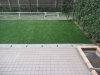 草刈りや水やりの手間がかからず、ふかふかとした芝生「市川市で人工芝張替え、新しい人工芝で子供たちが楽しく安心して遊べるお庭へ変身♪【行徳・妙典・市川市・浦安市・江戸川区周辺でリフォームをお考えなら東京ベイクリエイト】」