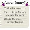 Can you guess?「Teacher'sコーナー186号 Fun or Funny? 【千葉のならいごと　英会話スクール】」