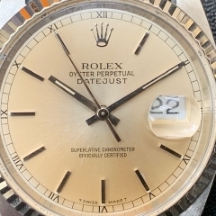 本日のＫ24インゴット当店買取価格は1ｇ12099円です。　　ロレックス　ROLEX　デイトジャスト　16234　腕時計　高価買取させて頂きました。　　貴金属、ブランド品、テレホンカード、切手の「買取」は大黒屋金町北口店へ