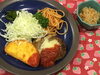 「本日のAランチは　チーズハンバーグ」
