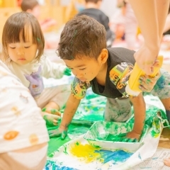 ぬたくり遊び　京都保育園　活動の様子