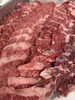 黒毛和牛カルビとハラミ「炭火焼肉と海鮮浜焼き　たにやん【明石駅より徒歩8分　ジェノバライン乗り場近く　炭火焼肉　海鮮浜焼き　団体歓迎　宴会40名　一人焼肉　カウンター席　肉も海鮮も　個室は6人】」